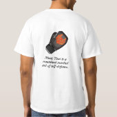 Muay Thai T-shirt (Achterkant)