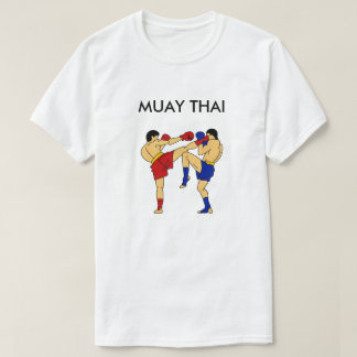 Muay Thai T-Shirt (Rondhuis) White