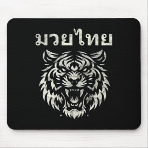 Muay Thai Taal Tattoo Tijger Brul Kickboksen Th Muismat