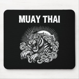 Muay Thai Taal Tattoo Tijger Brul Kickboksen Th Muismat