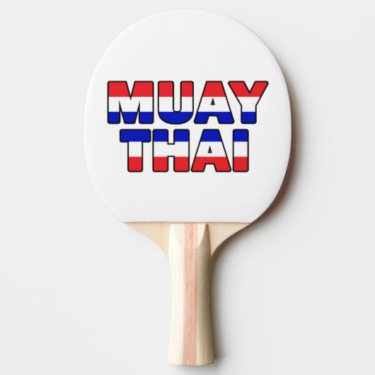 Muay Thai Tafeltennisbatje (Voorkant)