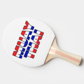 Muay Thai Tafeltennisbatje (Zijkant)
