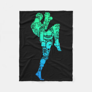 Muay Thai Thai Boxes Taekwondo Boys Kinderen Manne Fleece Deken