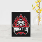 Muay Thai Thai Boxing 1 Kaart (Gele Bloem)