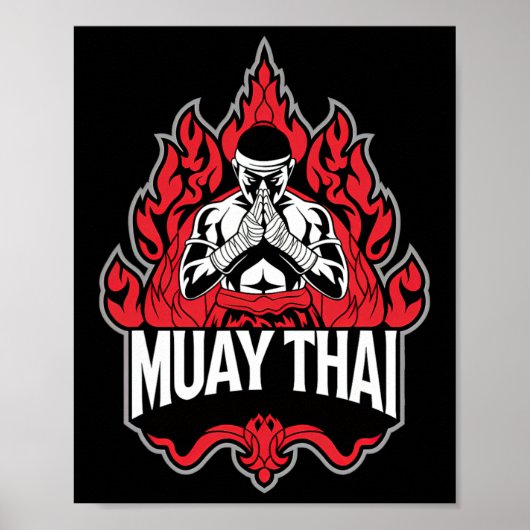 Muay Thai Thai Boxing 1 Poster (Voorkant)