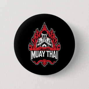 Muay Thai Thai Boxing 1 Ronde Button 5,7 Cm