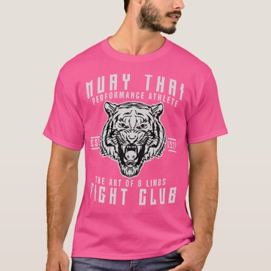 Muay Thai Thai Boxing Kickboxing T-shirt (Voorkant)