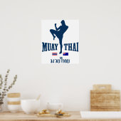 Muay Thai Thailand Australië Poster (Keuken)