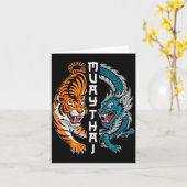 Muay Thai Thailand Boksen Muay Thai Fan Mannen Vro Kaart (Gele Bloem)