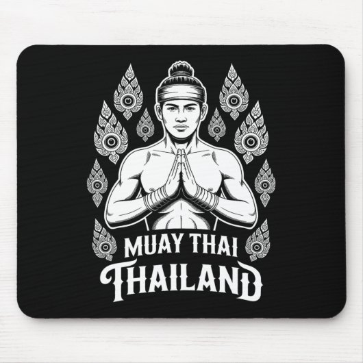 Muay Thai Thailand Tiger Fighter Training Muismat (Voorkant)