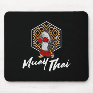 Muay Thai Thailand Vuist Ring Knie Vechter Technie Muismat