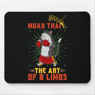 Muay Thai Thailand Vuist Ring Knie Vechttechniek Muismat