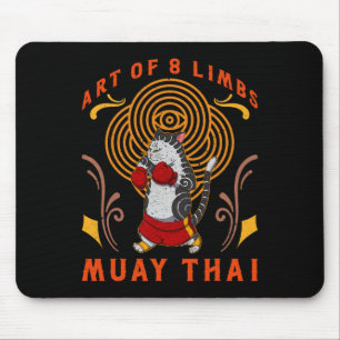 Muay Thai Thailand Vuist Ring Knie Vechttechniek Muismat