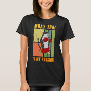 Muay Thai Thailand Vuist Ring Knie Vechttechniek T-shirt