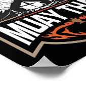 Muay Thai - Thais Boksen MMA Poster (Hoek)