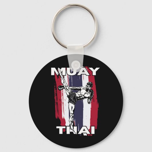 Muay Thai, Thais Boksen Sleutelhanger (Voorkant)