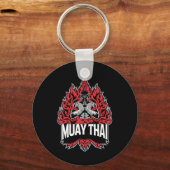 Muay Thai - Thaise bokser Sleutelhanger (Voorkant)