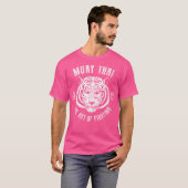 Muay Thai Tiger Thai Boxing and Kickboxing T-shirt (Voorkant volledig)