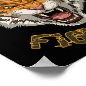Muay Thai Tiger - Thais Boksen en Kickboksen Cadea Poster (Hoek)