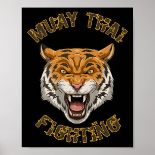 Muay Thai Tiger - Thais Boksen en Kickboksen Cadea Poster