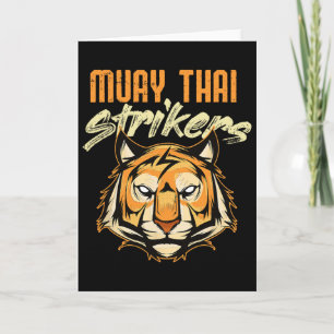 Muay Thai Tijger Thais Boksen Thailand Kickboksen  Kaart