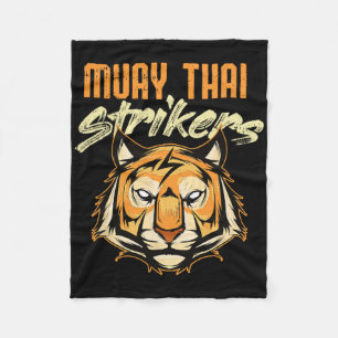 Muay Thai Tijger Thaise Boksen Thailand Kickboksen Fleece Deken