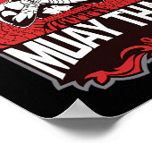 Muay Thai - Traditioneel Thais Boksen Poster (Hoek)