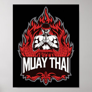 Muay Thai - Traditioneel Thais Boksen Poster