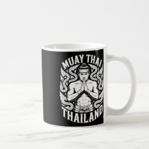 Muay Thai Training Kickboksen Thailand Vintage Tij Koffiemok