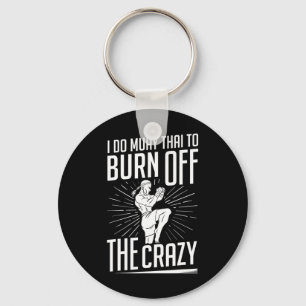 Muay Thai Training Vechters Kickboksen Beginner Bo Sleutelhanger