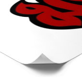 muay thai trap thailand martial art sport logo bad poster (Hoek)