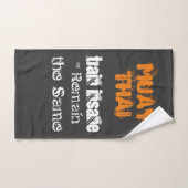 Muay Thai - trein krankzinnig citaat Handdoek (Handdoek)
