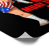 Muay Thai Trump - Maak Muay Thai Weer Groot Gesche Poster (Hoek)