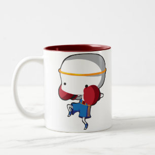 Muay Thai Tweekleurige Koffiemok