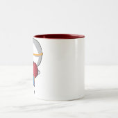 Muay Thai Tweekleurige Koffiemok (Center)