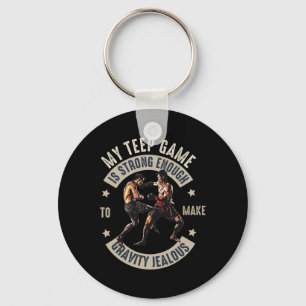 Muay thai vechter voor mannen papa jongens thai ki sleutelhanger