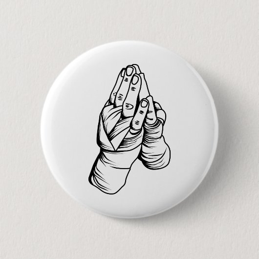 Muay Thai Vechtkunst Comt Boksen Sport Ronde Button 5,7 Cm (Voorkant)