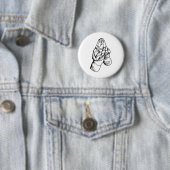 Muay Thai Vechtkunst Comt Boksen Sport Ronde Button 5,7 Cm (In situ)