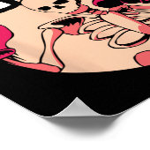 Muay Thai Vechtkunst Hobby Vechters Boksen  Poster (Hoek)