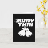 Muay Thai vechtsport vechter Hob Kaart (Gele Bloem)