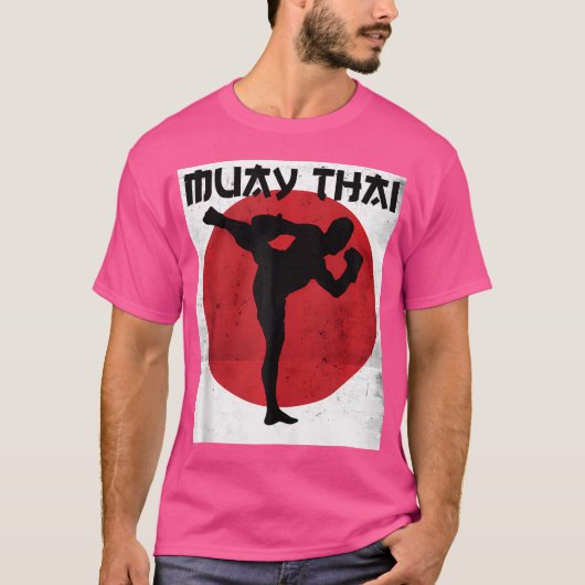 Muay Thai vechtsporten T-shirt (Voorkant)