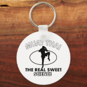 Muay Thai Vector design Sleutelhanger (Voorkant)