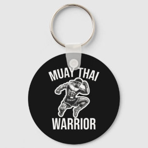 Muay Thai Warrior Boksen Vechten Martial Arts Com Sleutelhanger