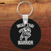 Muay Thai Warrior Boksen Vechten Martial Arts Com Sleutelhanger (Voorkant)