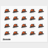 MUBS Oranje Ronde Sticker (Vel)