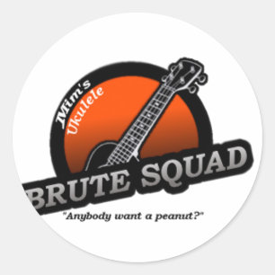MUBS Oranje Ronde Sticker