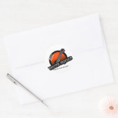 MUBS Oranje Ronde Sticker (Envelop)