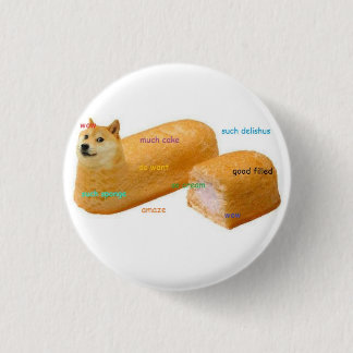 Much Cake DogeButton Ronde Button 3,2 Cm