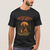 Much Camp Such Hike Very Workout Camping Hiking Ca T-shirt (Voorkant)