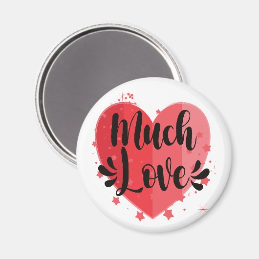 Much Love, Big Heart Magneet (Voorkant / Achterkant)